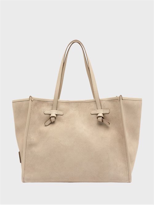 Shopping Marcella in pelle con pochette coordinata GIANNI CHIARINI MARCELLA | BS8990CMNUDE